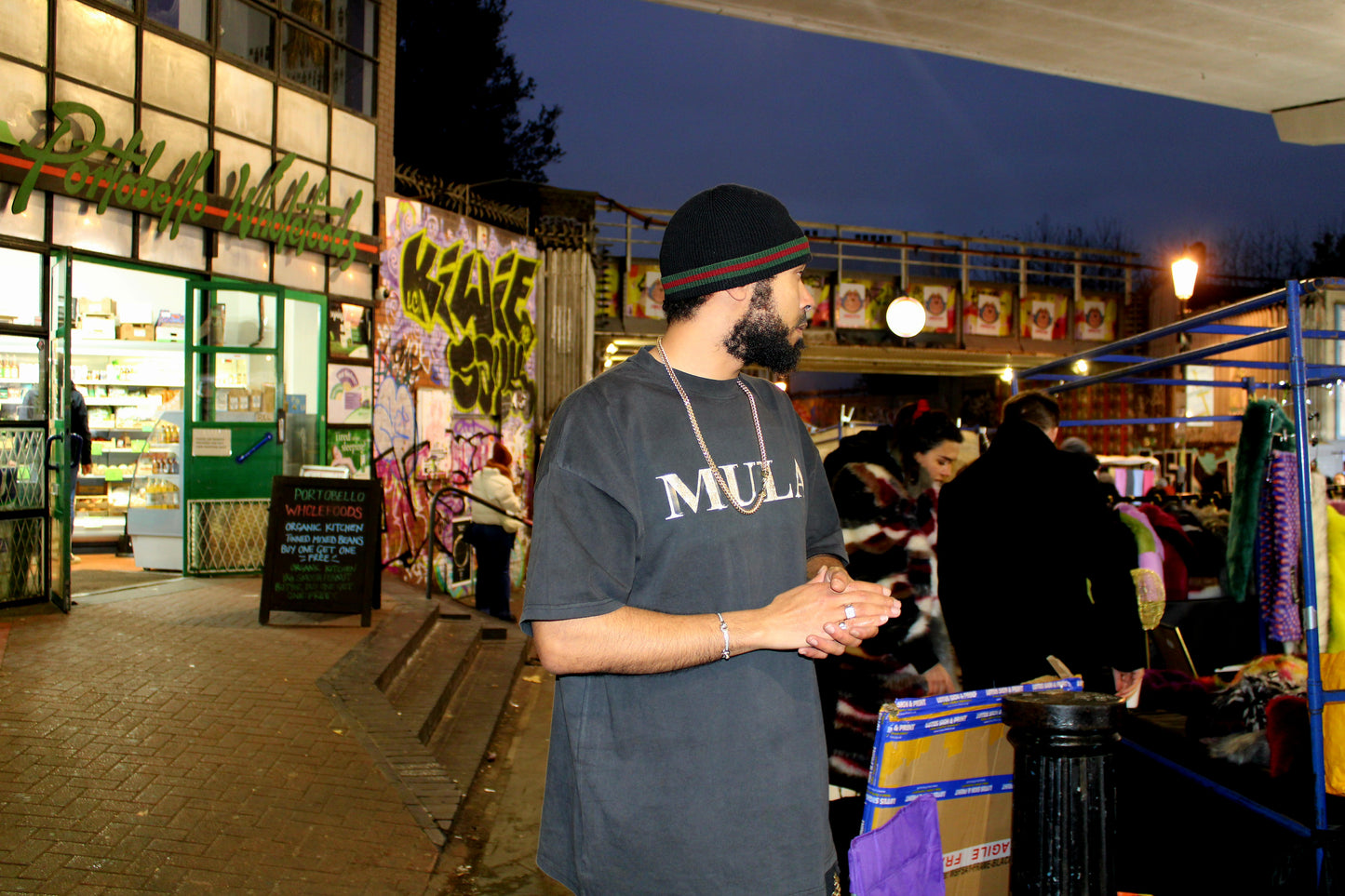 Vintage Black Mula Heavyweight Jersey