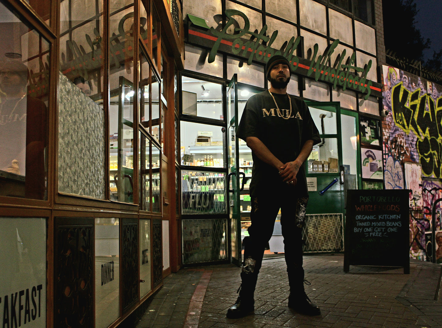 Vintage Black Mula Heavyweight Jersey