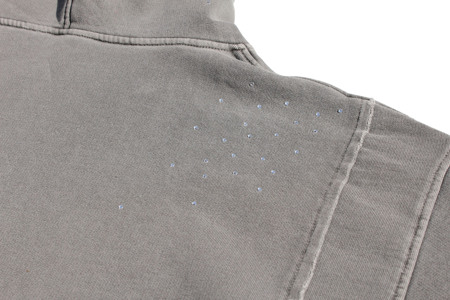 MM Snowfall Swarvoski Distressed Hoodie