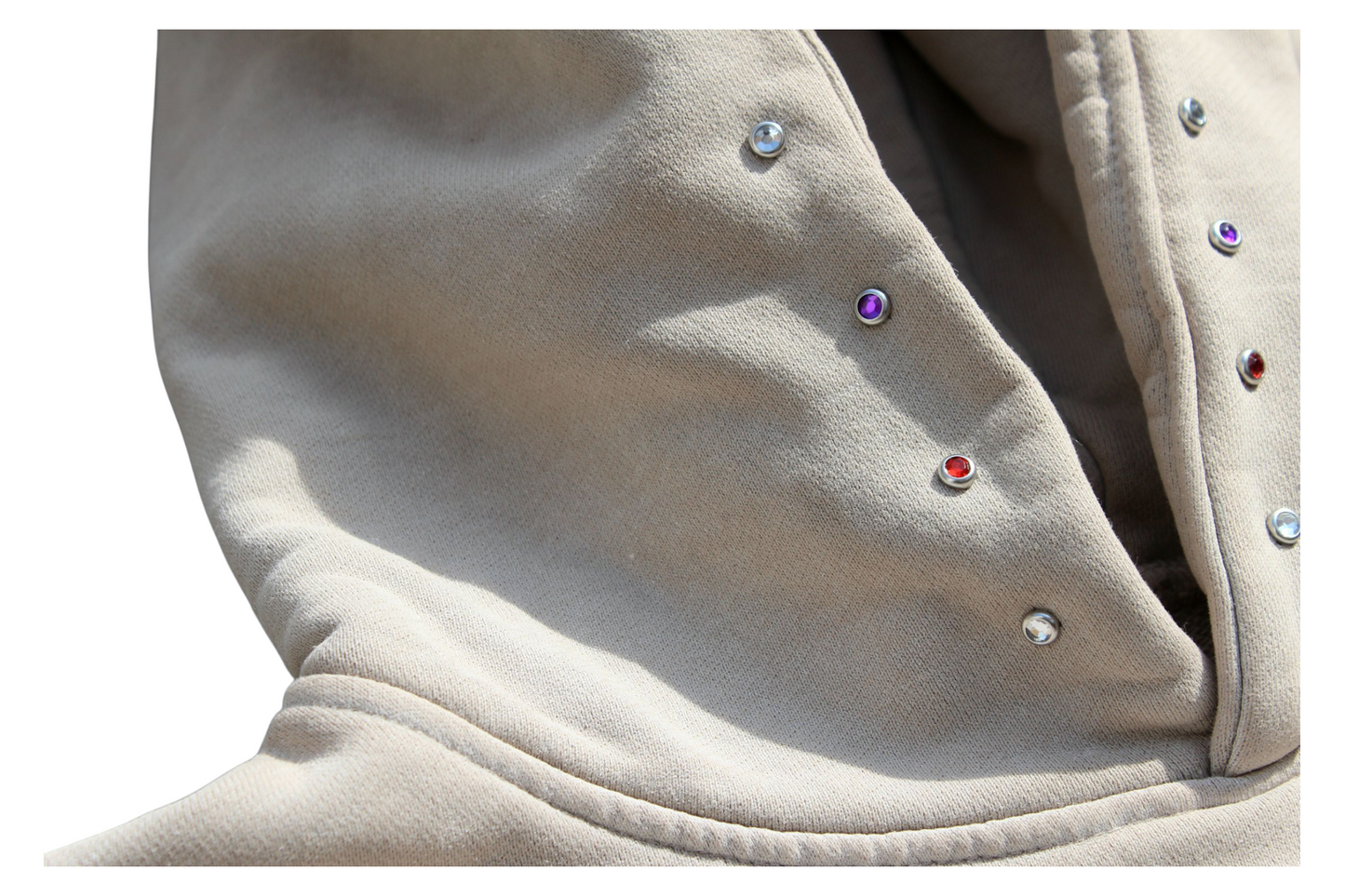 MM Sunfade Mocha Rhinestone Hoodie