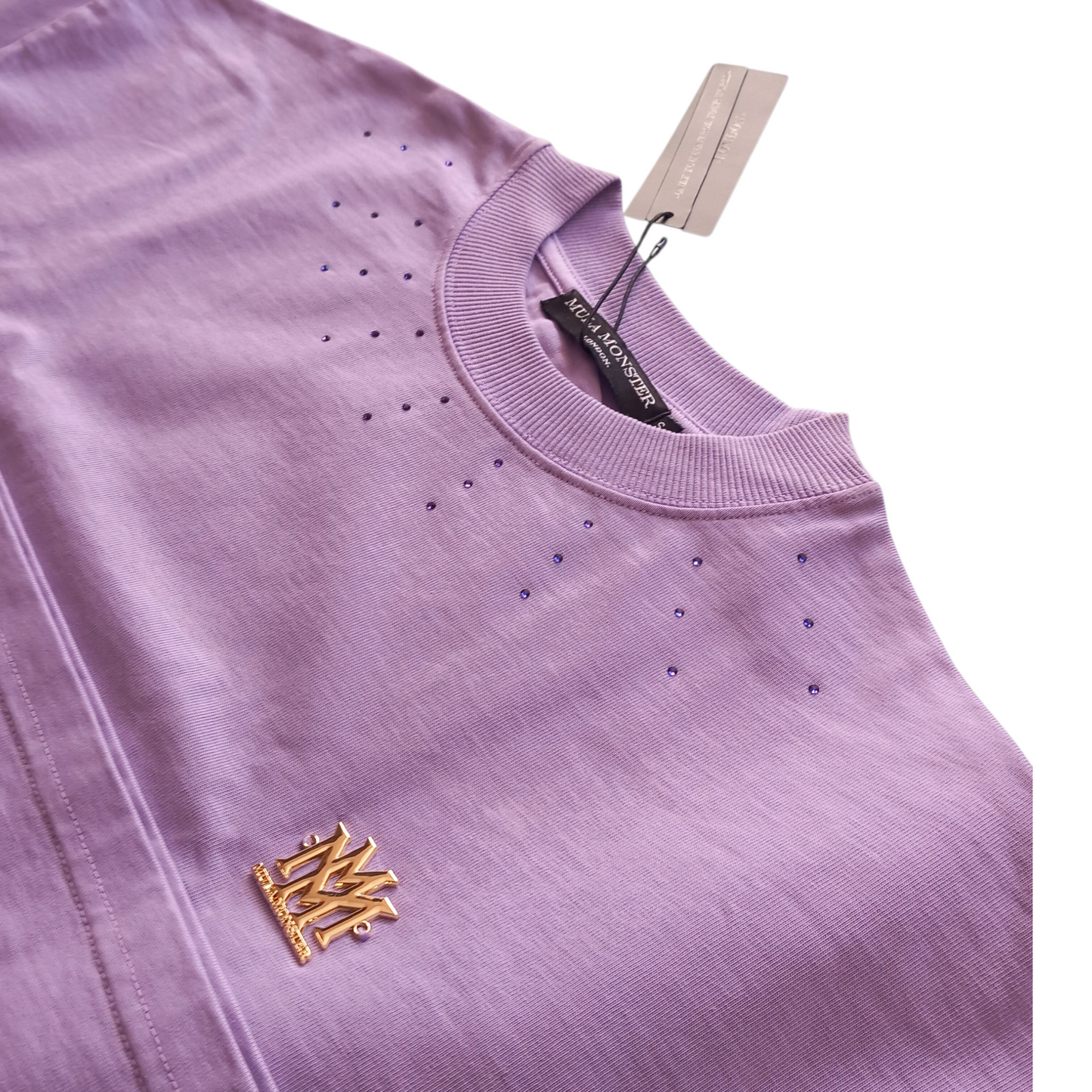 MM Retro Lilac Swarvoski Heavyweight Jersey