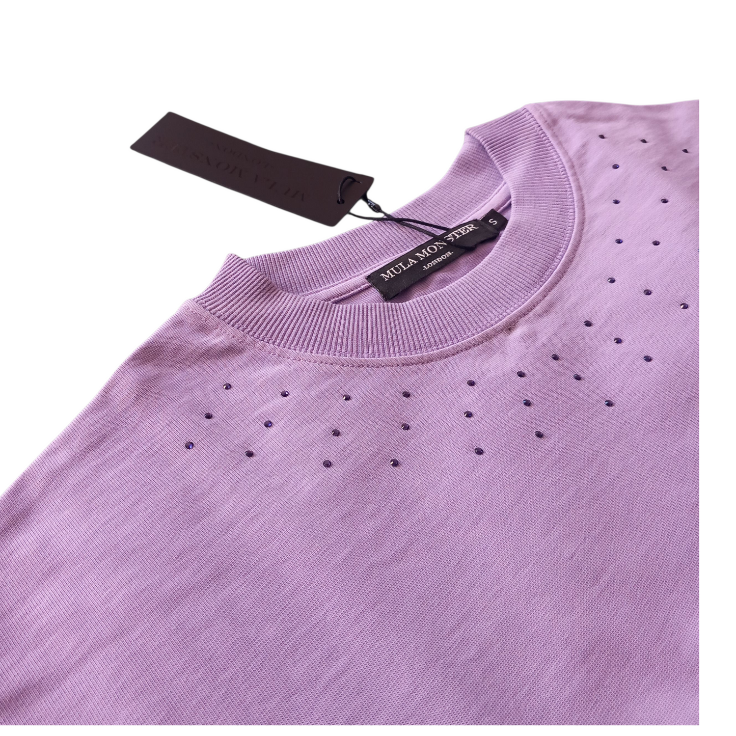 MM Retro Lilac Swarvoski Heavyweight Jersey