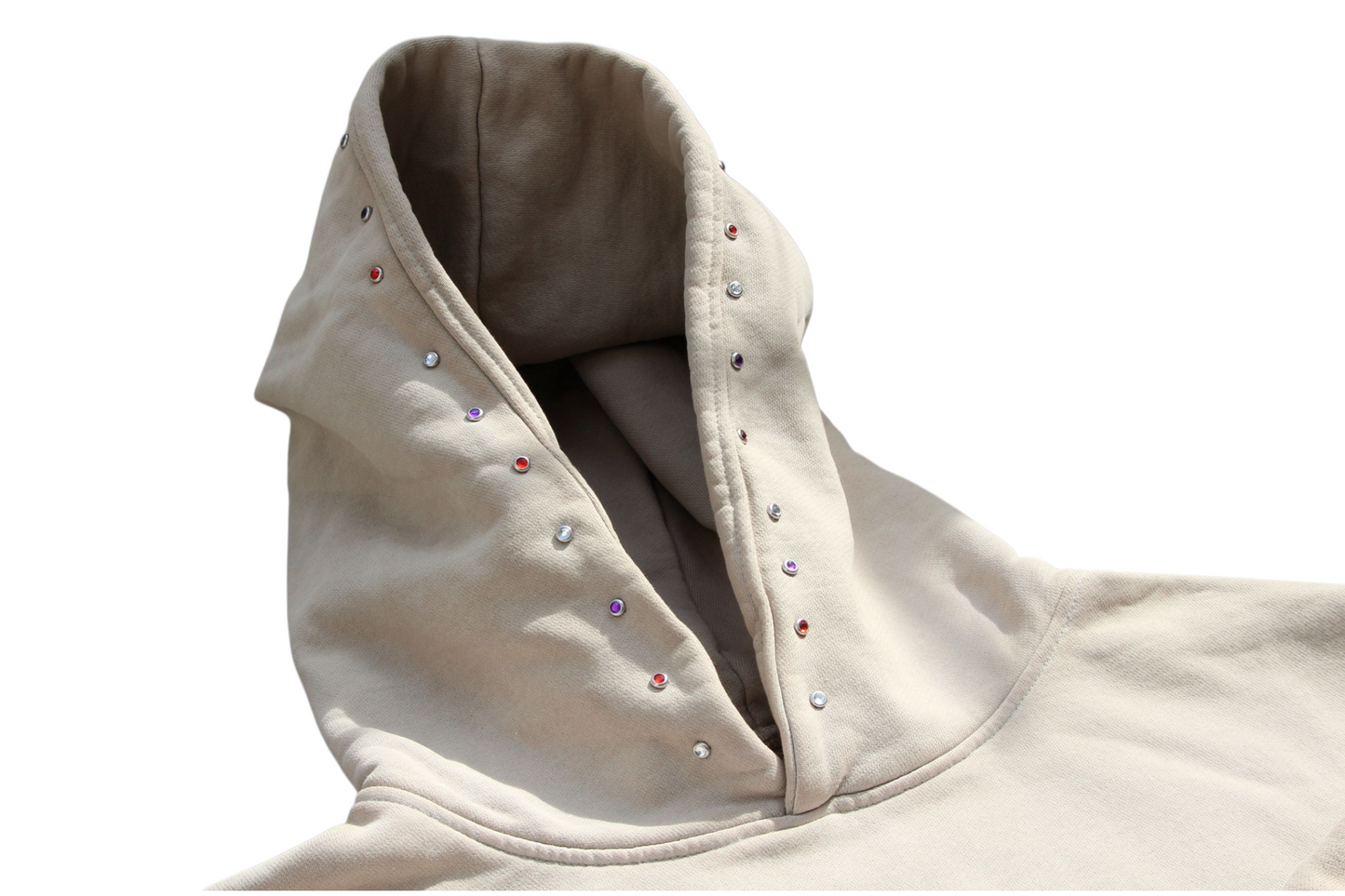 MM Sunfade Mocha Rhinestone Hoodie