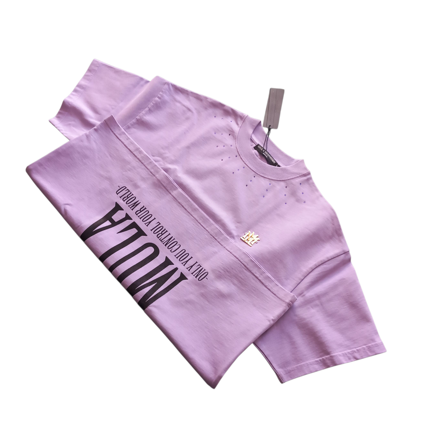 MM Retro Lilac Swarvoski Heavyweight Jersey