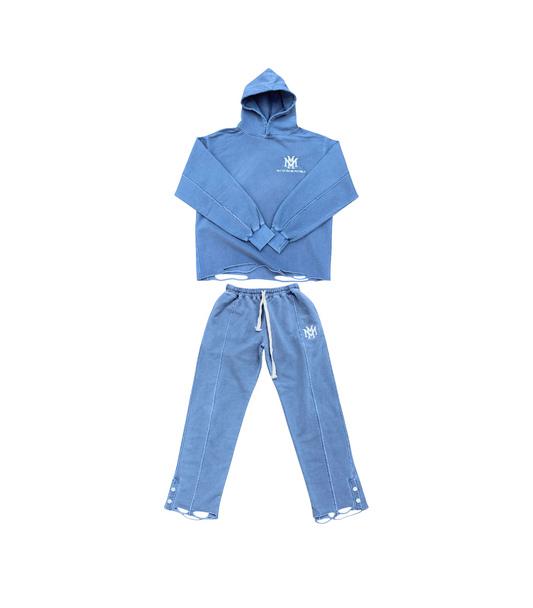 Steel Blue MM Vintage Stainwash Set