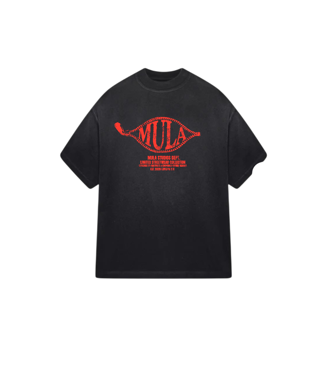 Secure The bag Sunfade Black Heavyweight Jersey